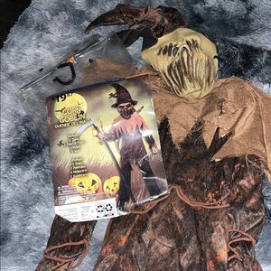 NIP NEW "CORN GOBLIN" SCARY KIDS COSTUME 10/12M KIDS